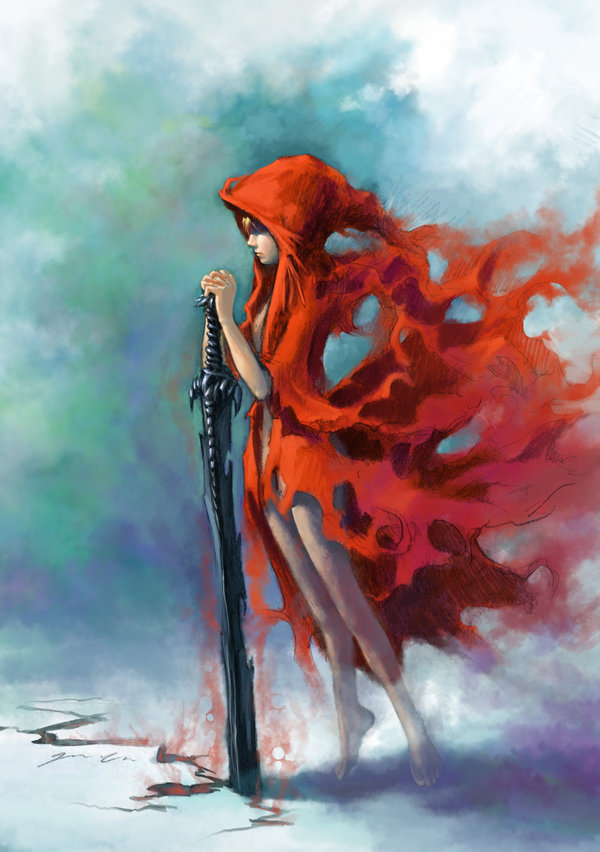 Little_Red_Riding_Hood__COLOR__by_JerryCai